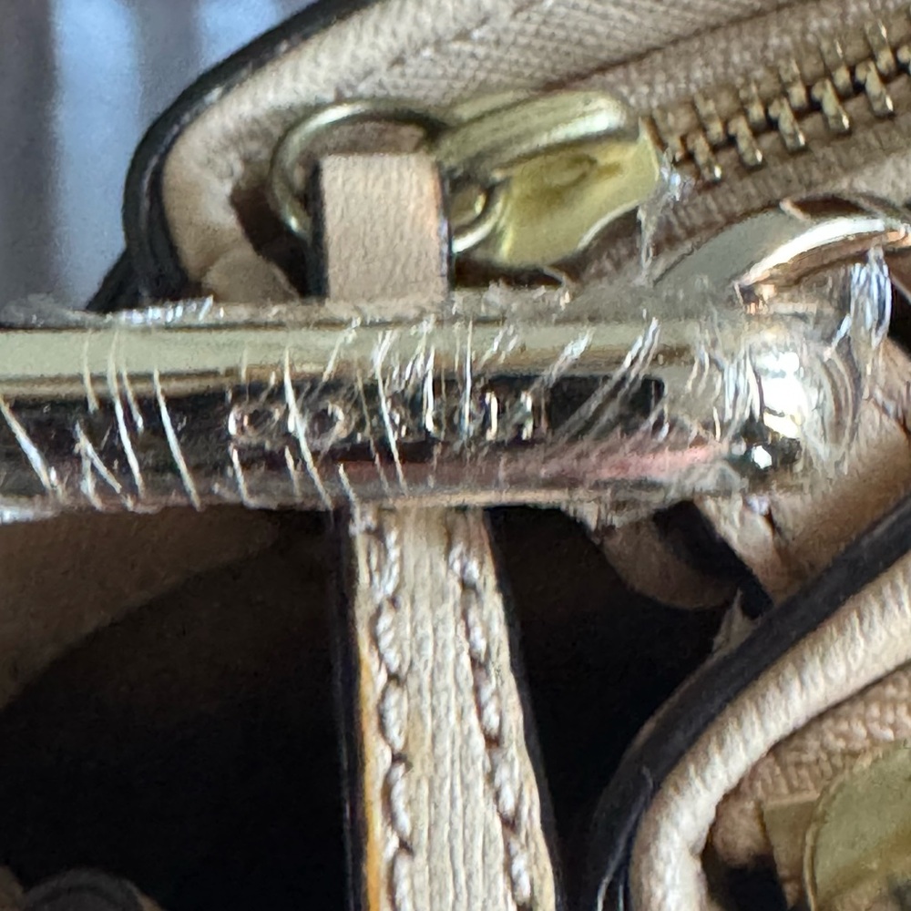 Coach Light Tan Leather Shoulder Bag - Picture 6 of 16